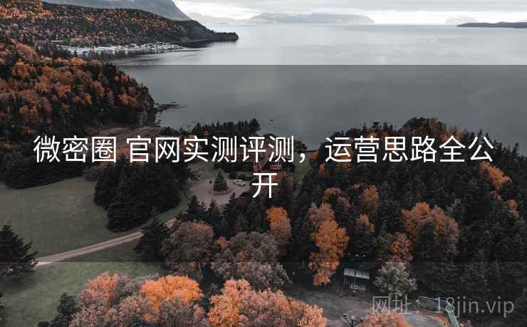 微密圈 官网实测评测，运营思路全公开